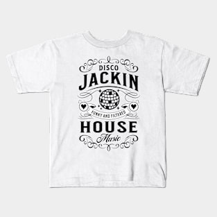 DISCO JACKIN HOUSE - Funky & Filtered Vintage (black) Kids T-Shirt